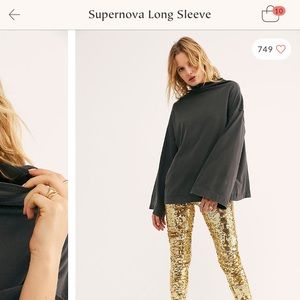 Free People Supernova long sleeve top